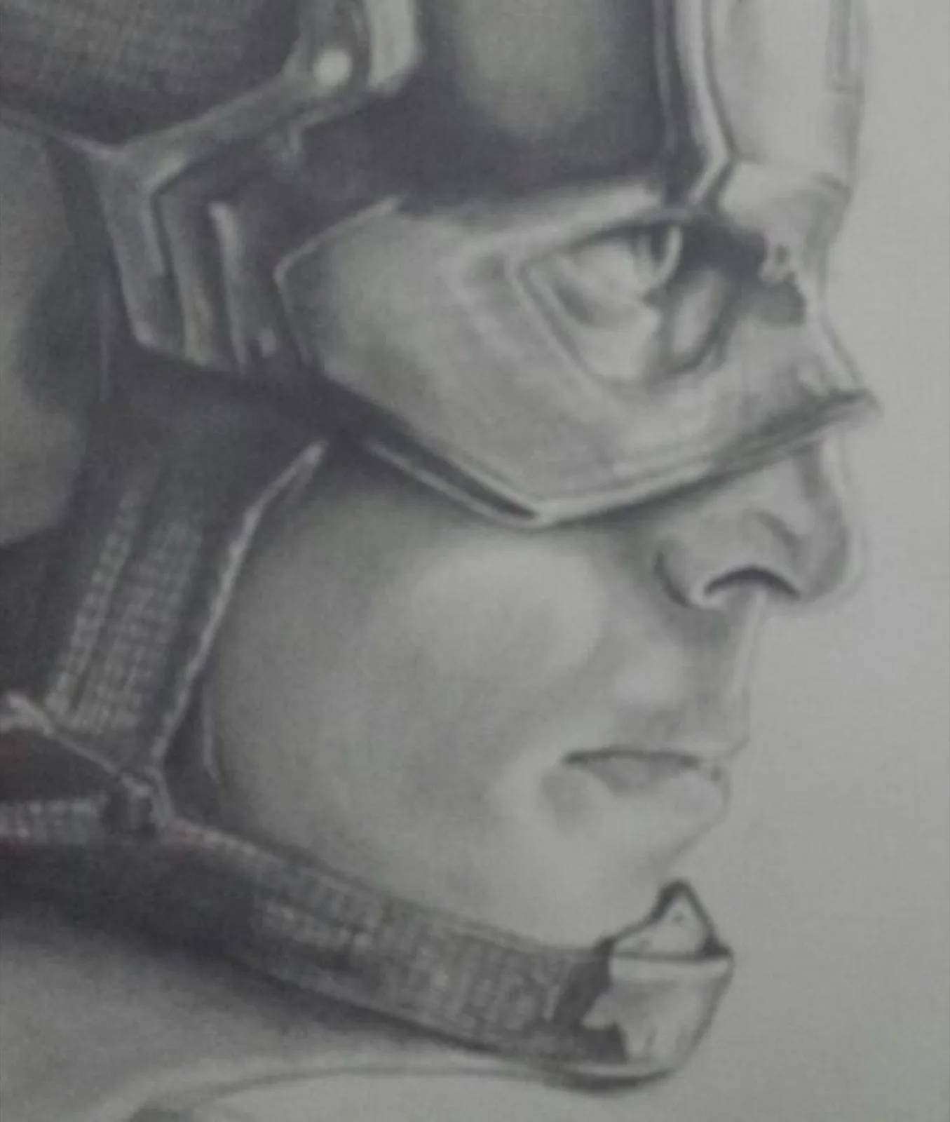Captain, graphite drawing, June 24, 2017