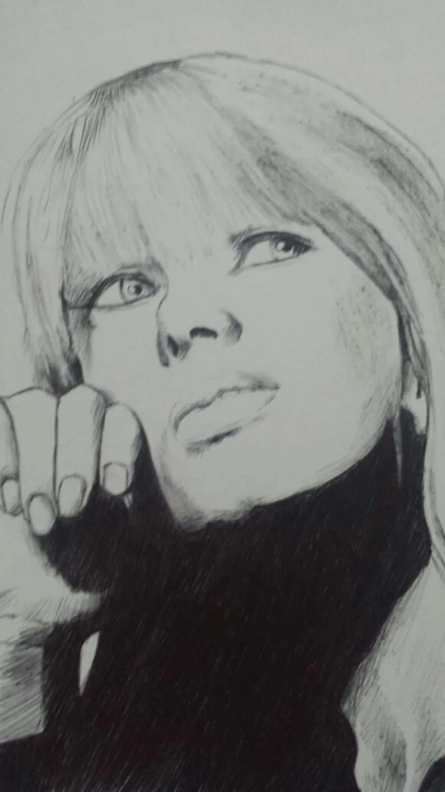 Woman Portrait, graphite drawing, January 21, 2012
